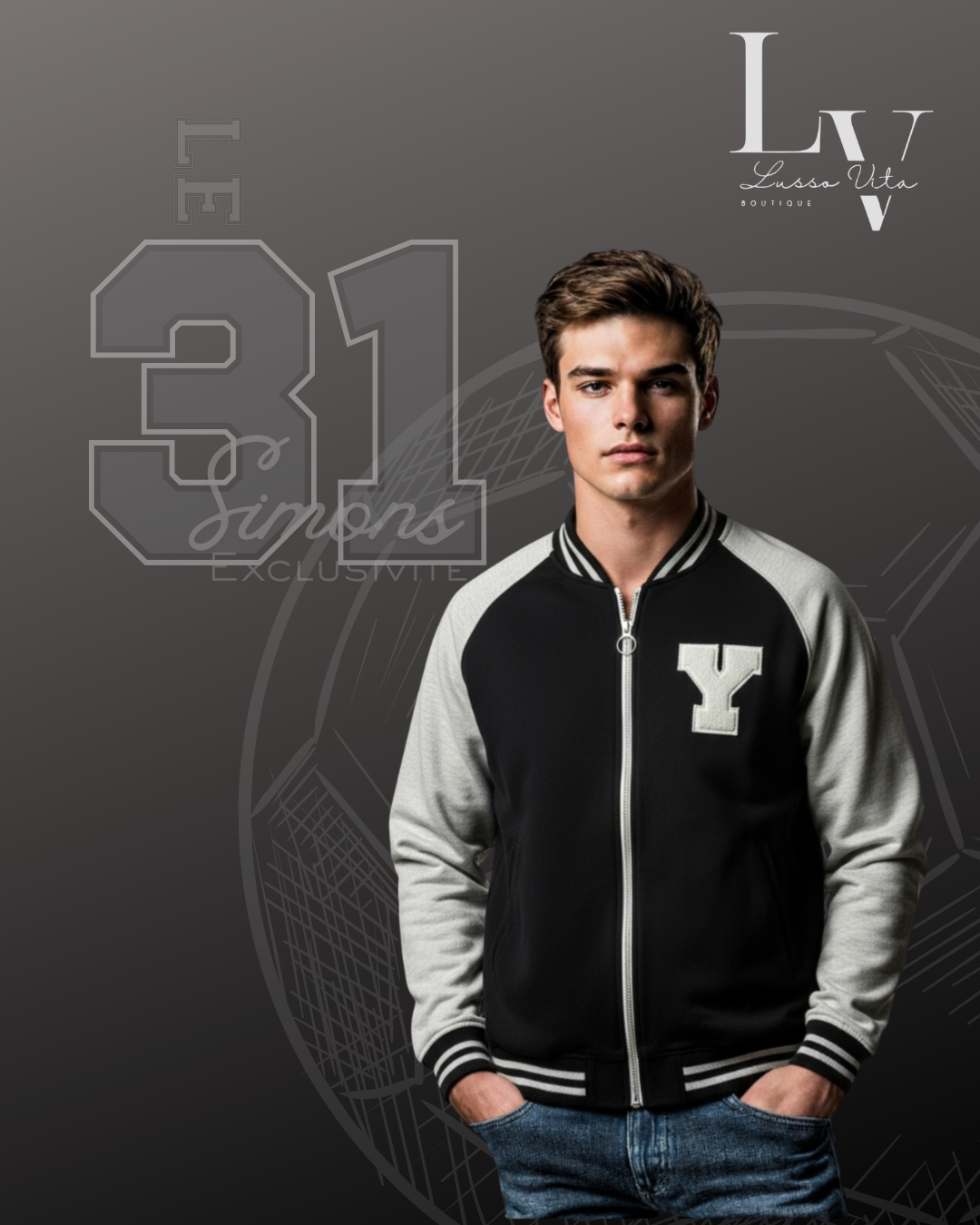Le31 Simons Exclusivite Varsity Jacket