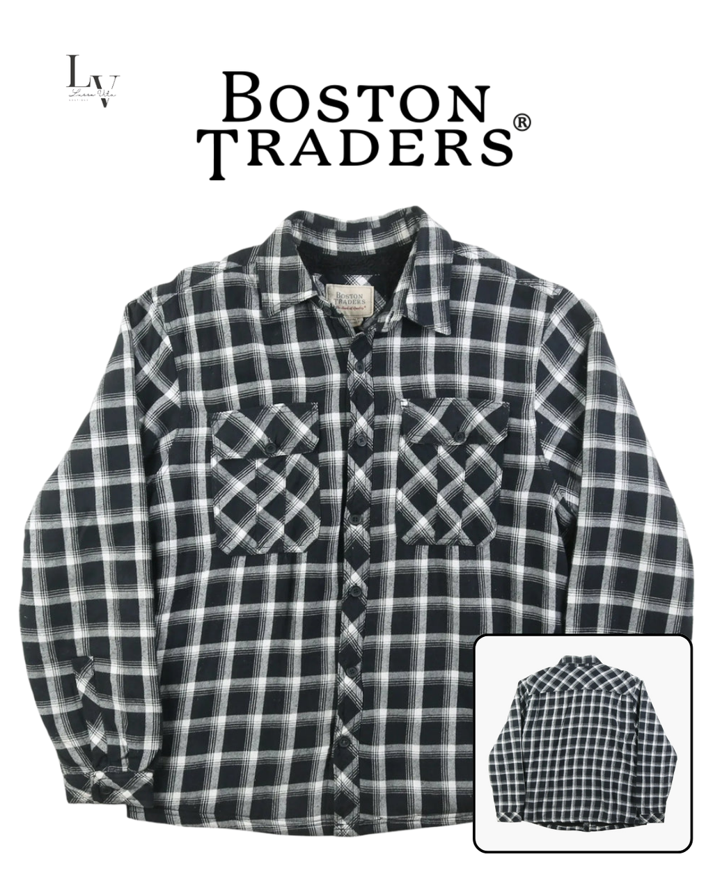 Boston Traders Plaid Long Sleeve