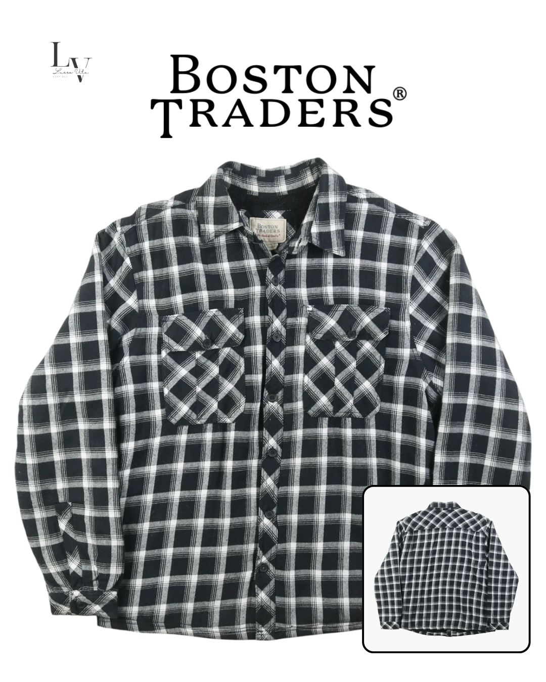 Boston Traders Plaid Long Sleeve