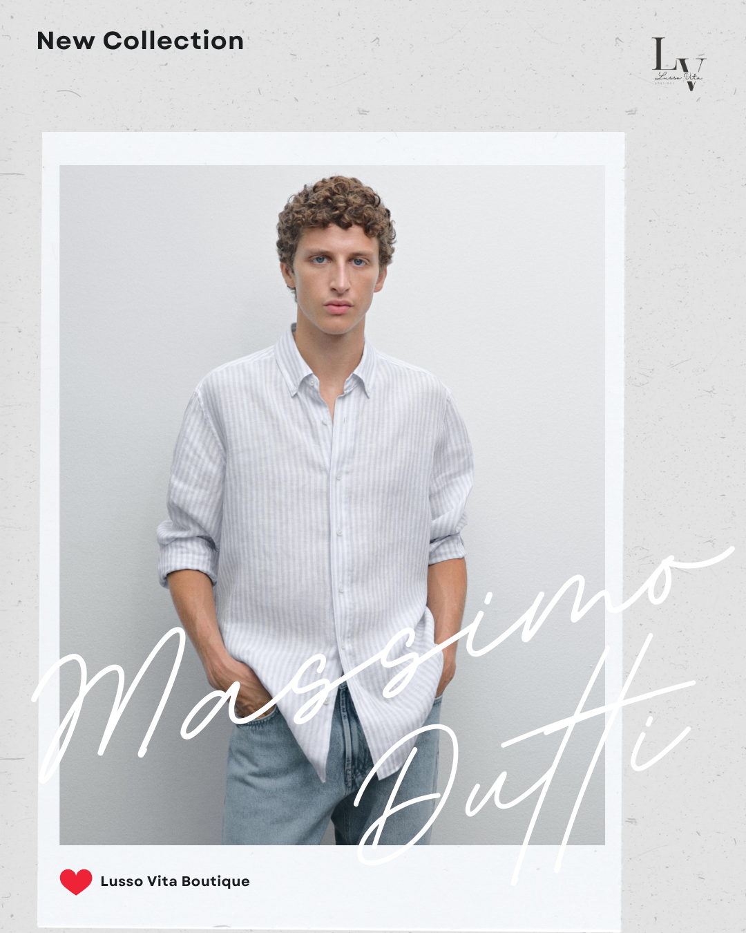 Massimo Dutti Striped Linen Button-Down Long Sleeve