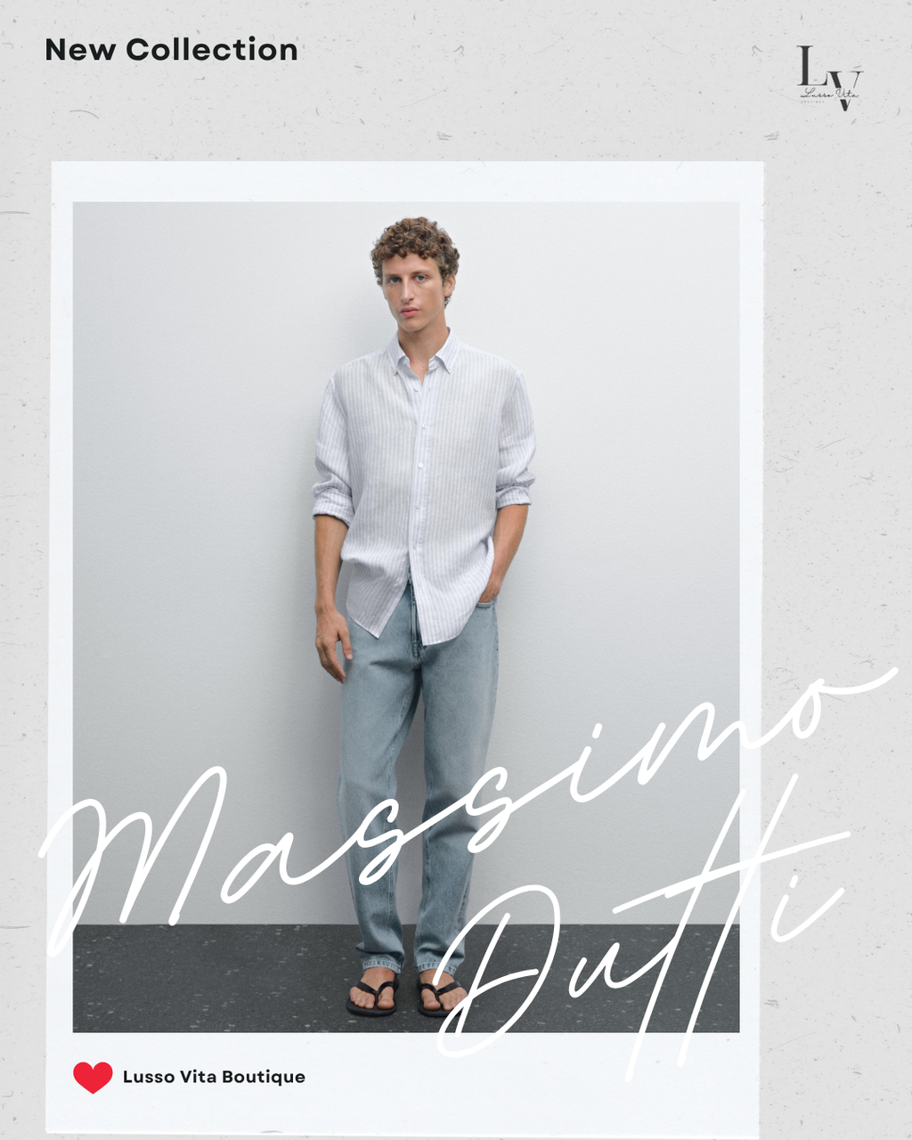 Massimo Dutti Striped Linen Button-Down Long Sleeve