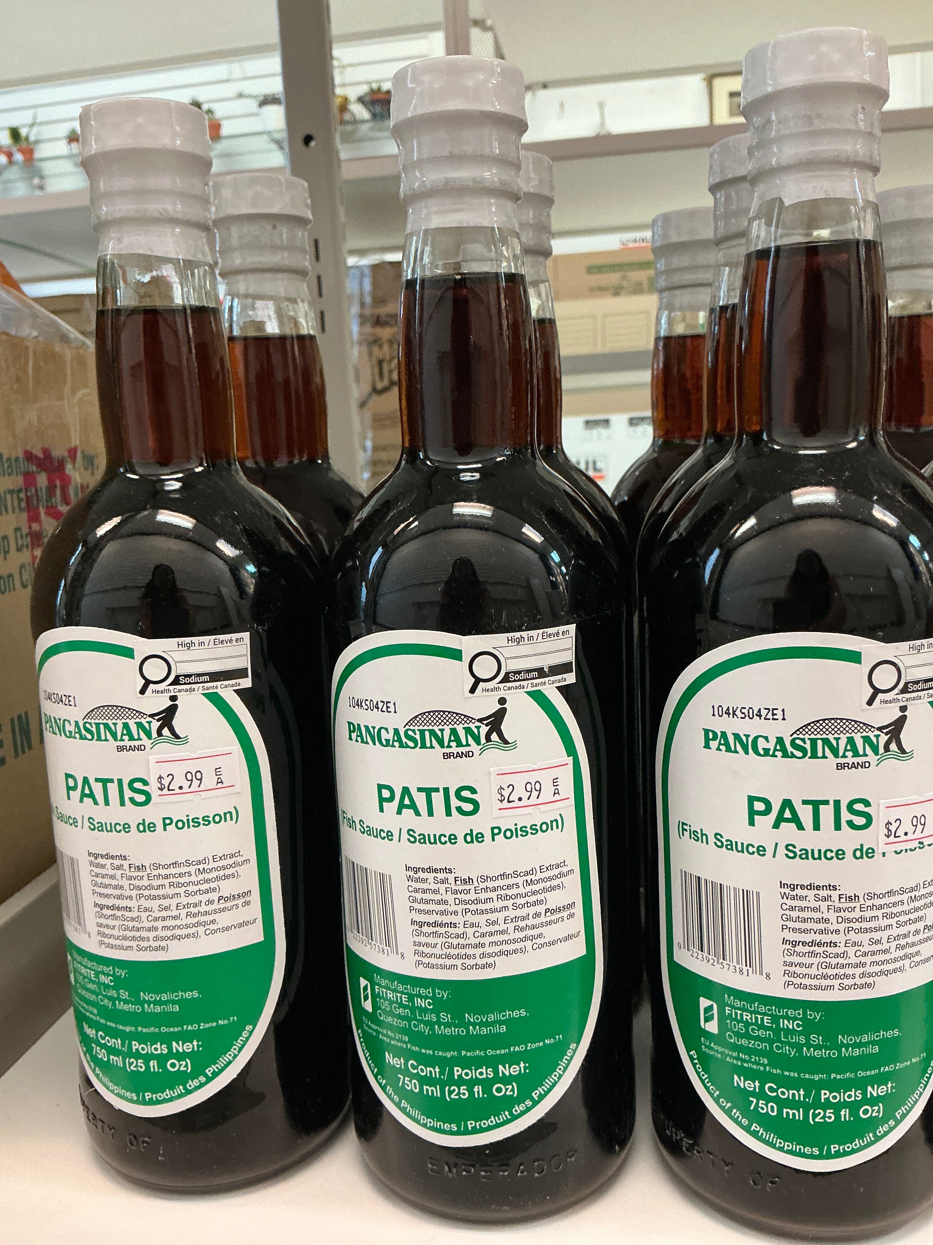 Pangasinan Fish Sauce (Patis) 12/750ml