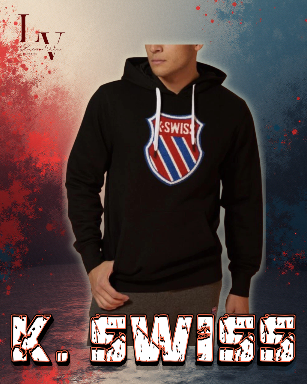 K. Swiss Classic Hoodie - Retro Shield Edition
