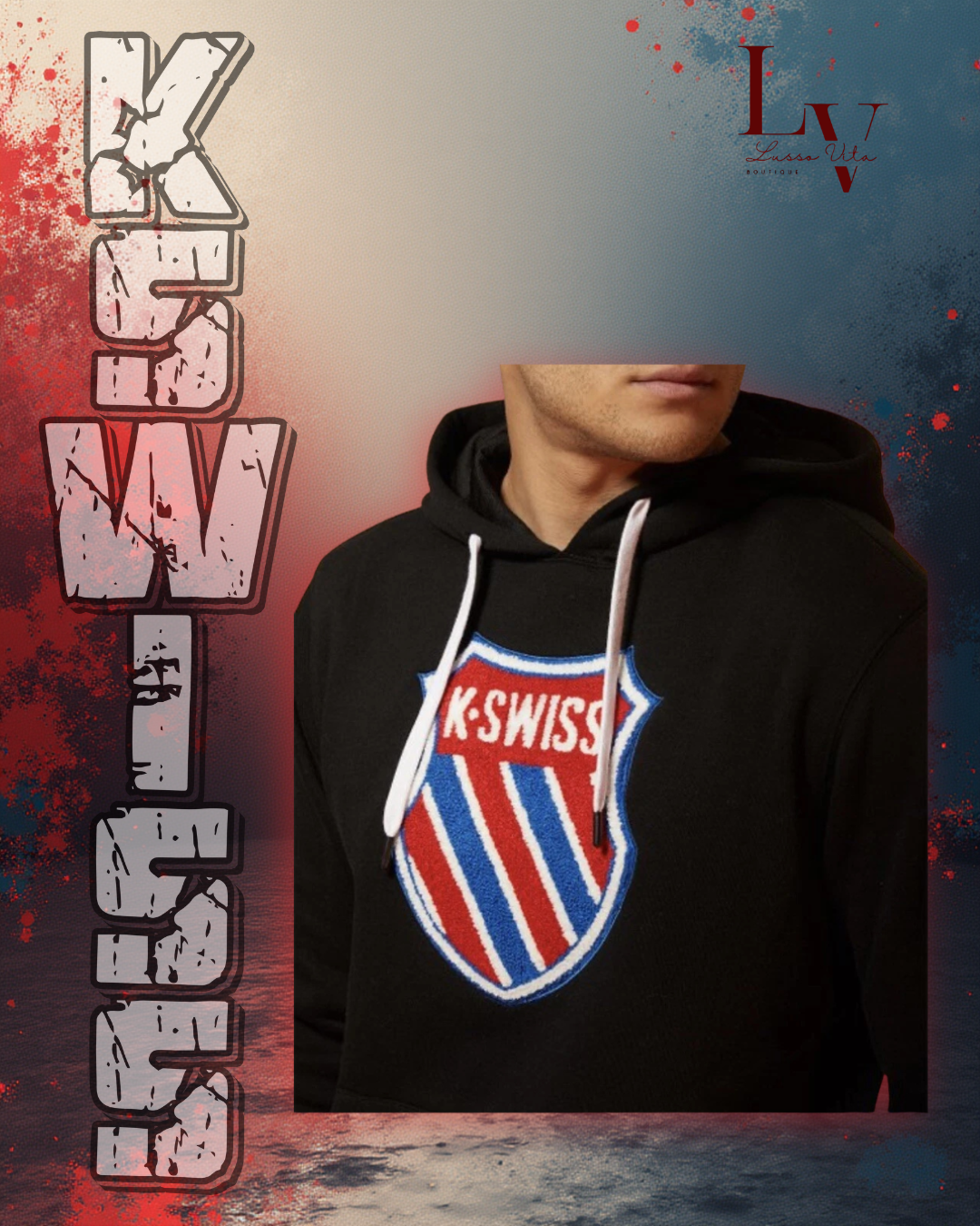 K. Swiss Classic Hoodie - Retro Shield Edition