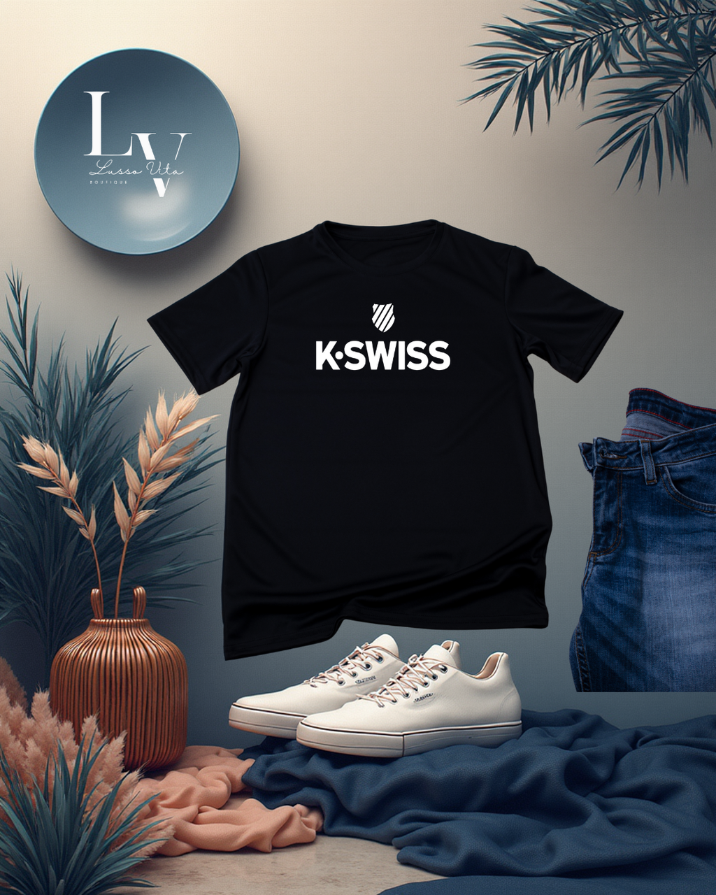 K. Swiss Classic Logo Tee