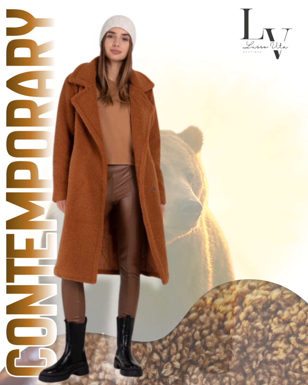 Bear Coat - Coupe Contemporaine