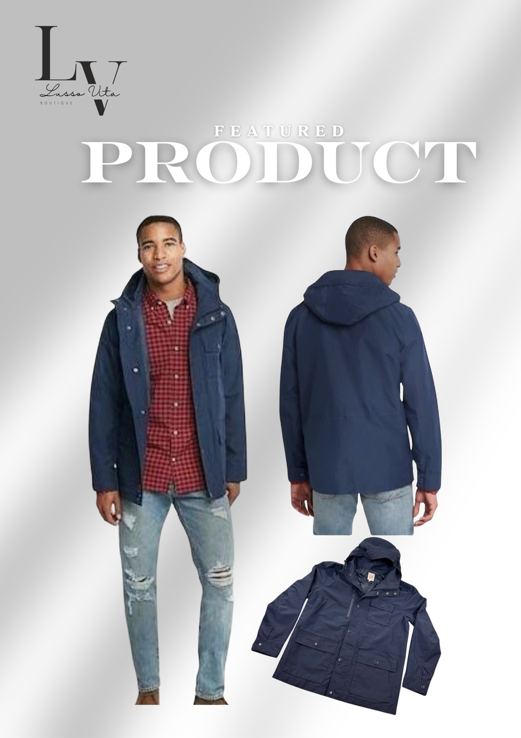GAP Men's Hooded Jacket