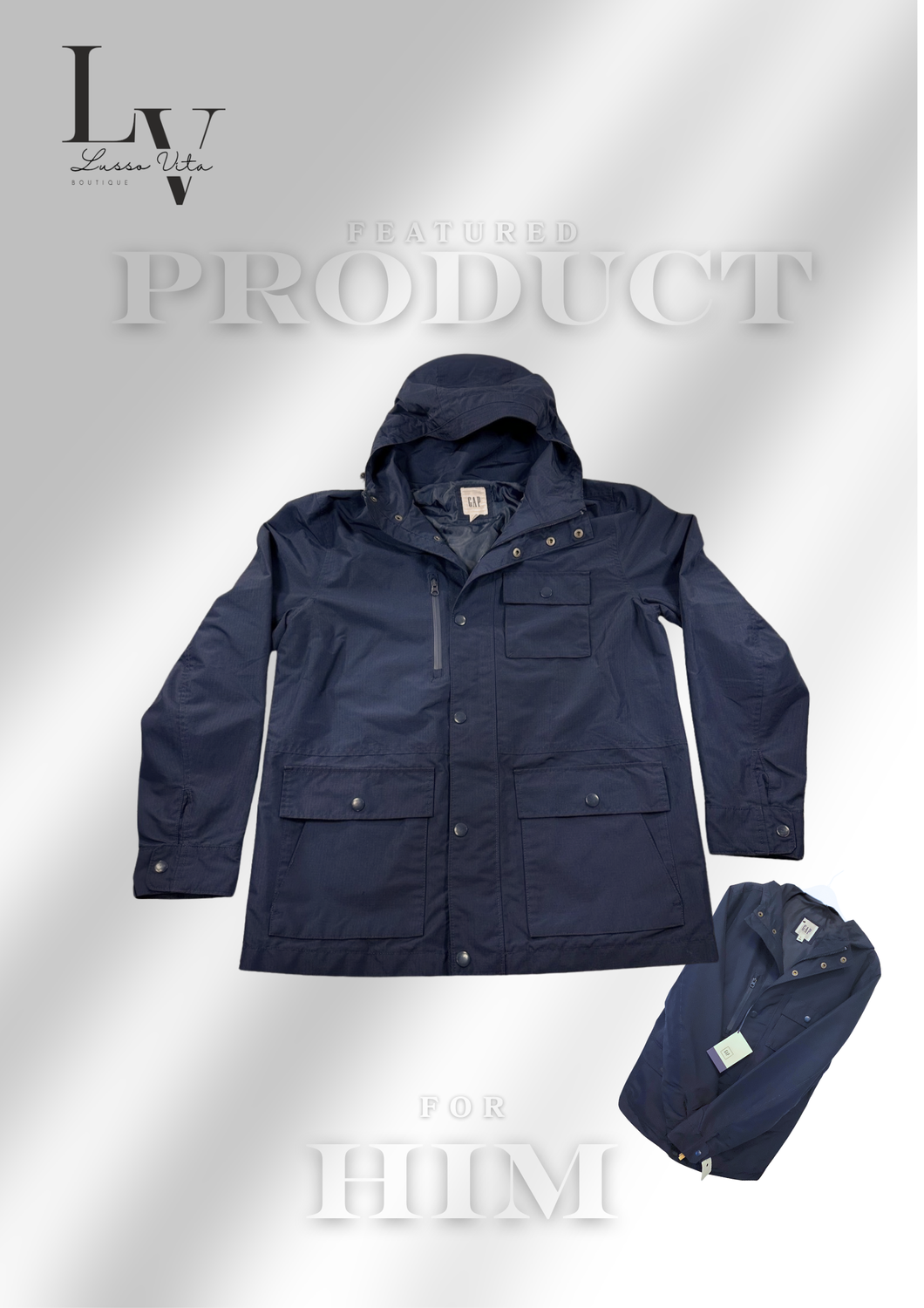GAP Men's Hooded Jacket