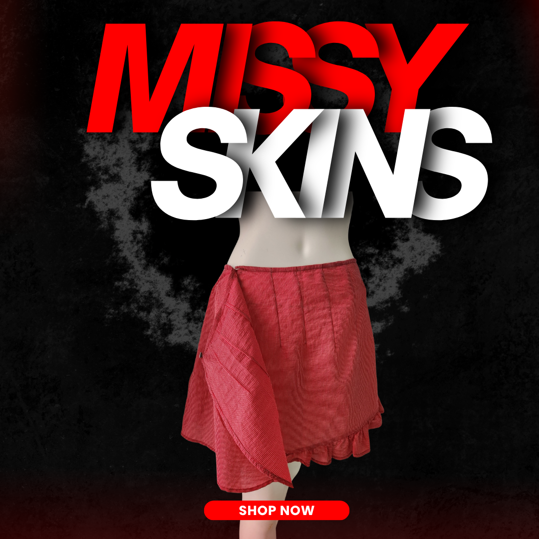 Missy Skins Red Statement Skirt